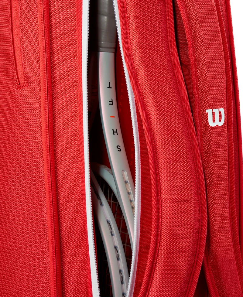 Wilson Super Tour 6 Racket Bag 2025 Red