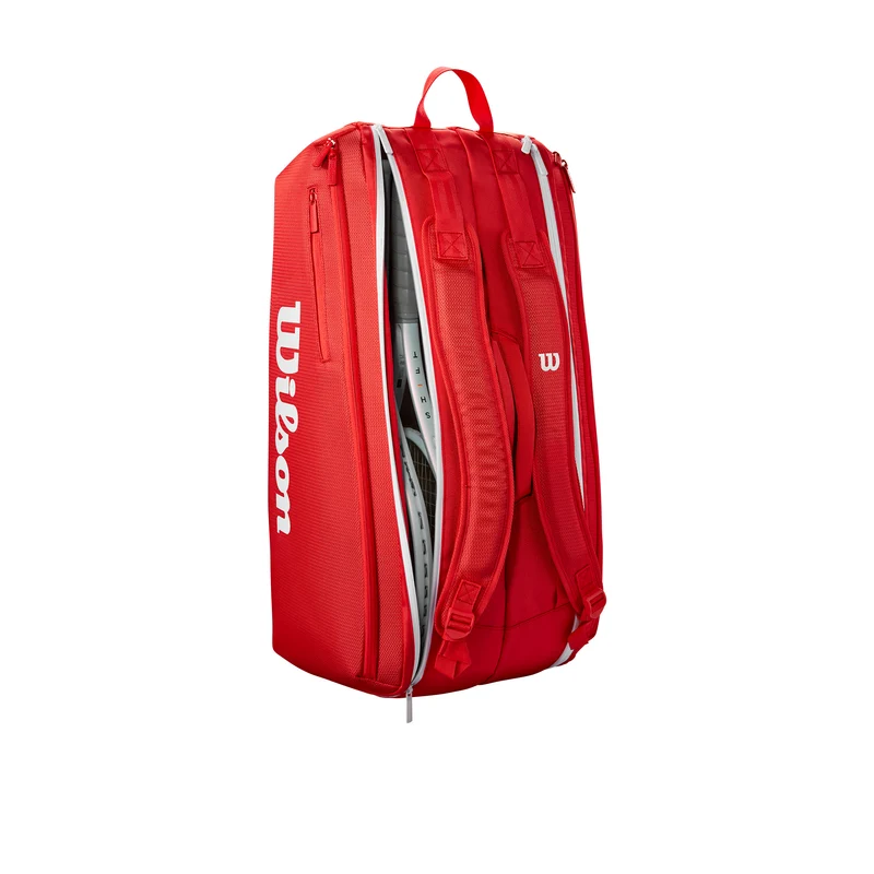 Wilson Super Tour 9 Racket Bag 2025 Red
