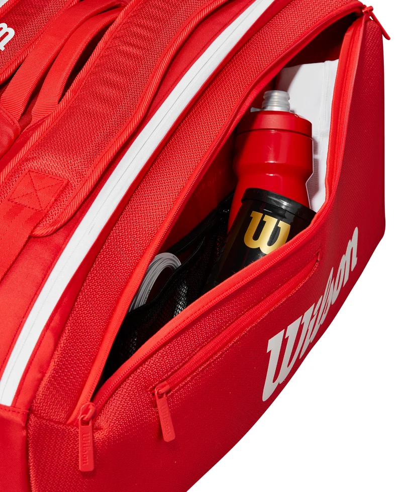 Wilson Super Tour 9 Racket Bag 2025 Red