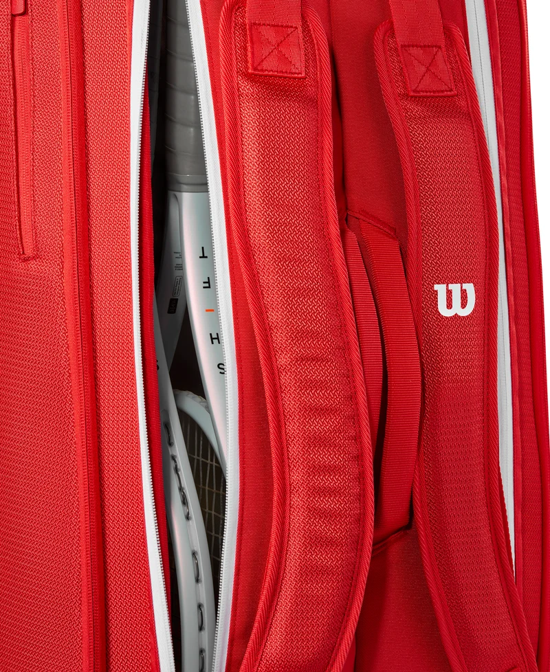Wilson Super Tour 9 Racket Bag 2025 Red
