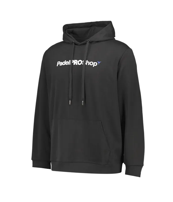 Sudadera PadelPROShop Negra Logo Blanco 2025
