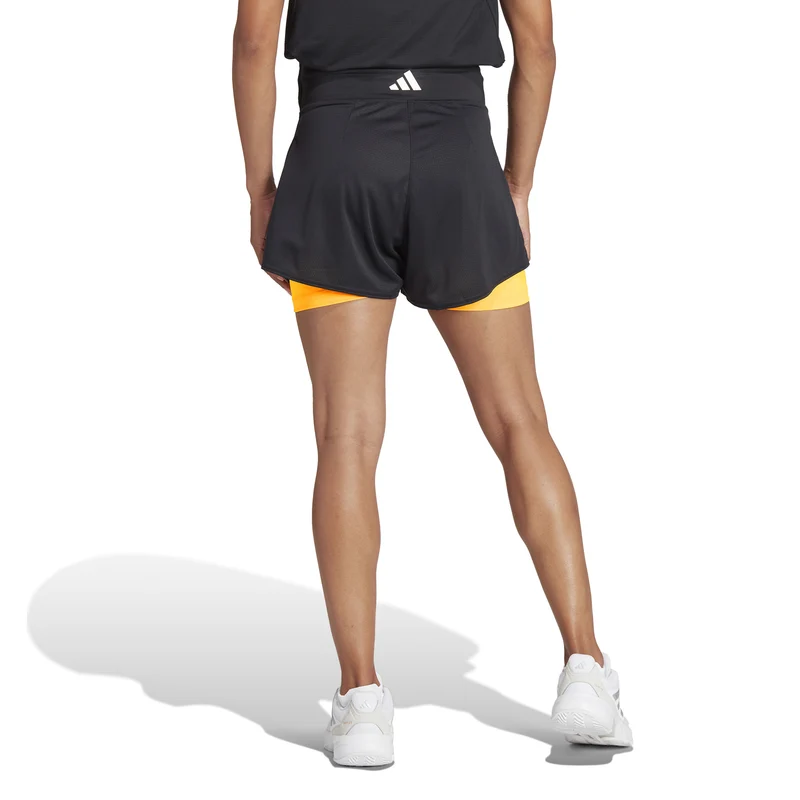 Match Pro 3in Ballshort Damen-Schwarz,Orange