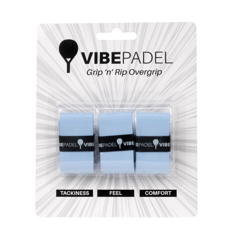 VIBEPADEL Grip 'n' Rip Overgrip 3 Pack
