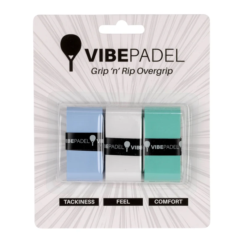 VIBEPADEL Grip 'n' Rip Overgrip 3 Pack