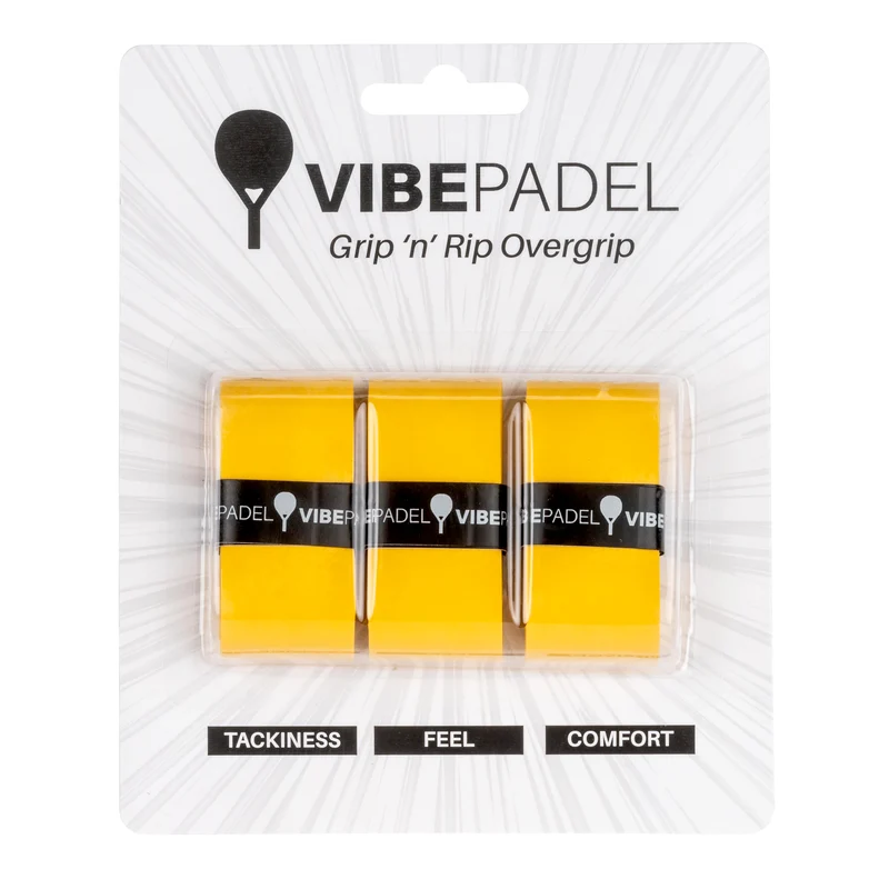 VIBEPADEL Grip 'n' Rip Overgrip 3 Pack