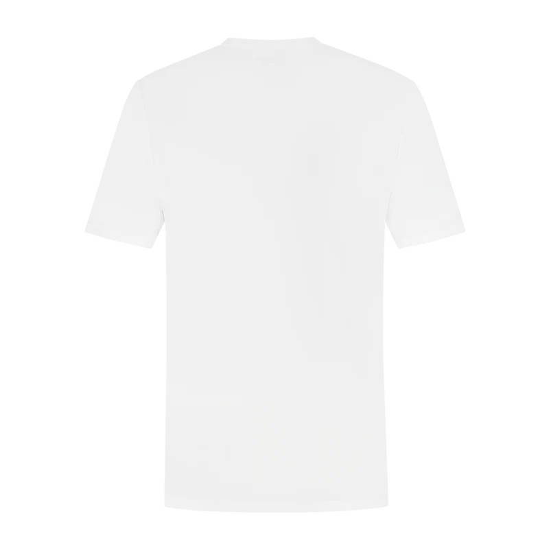 Dunlop Men's Game Tee 2 White Aqua Sky 25