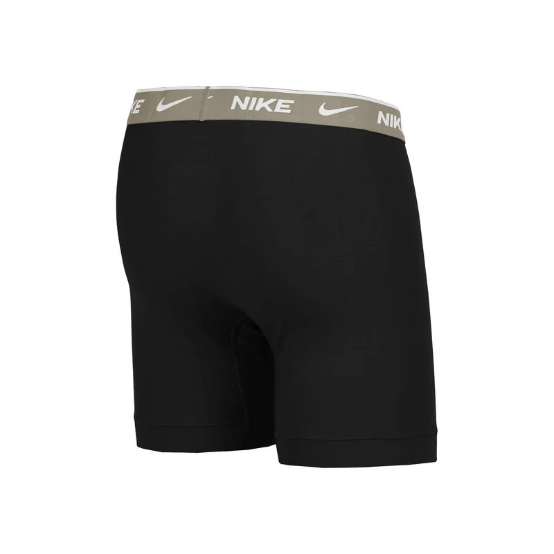Essential Cotton Stretch Boxer Short 3er Pack Herren - oliv