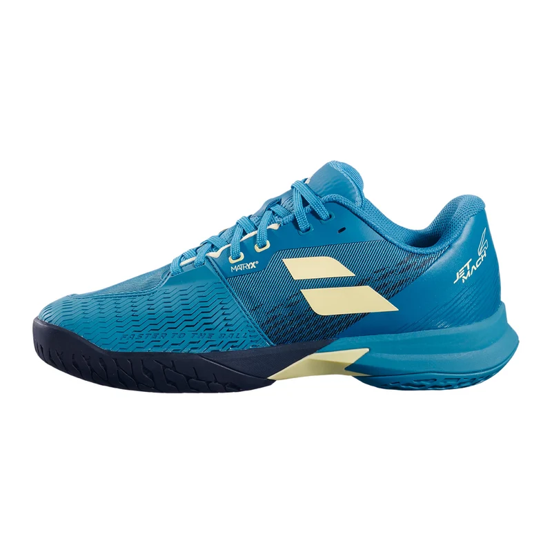 Jet Mach 4 Allcourtschuh Herren - blau, limette