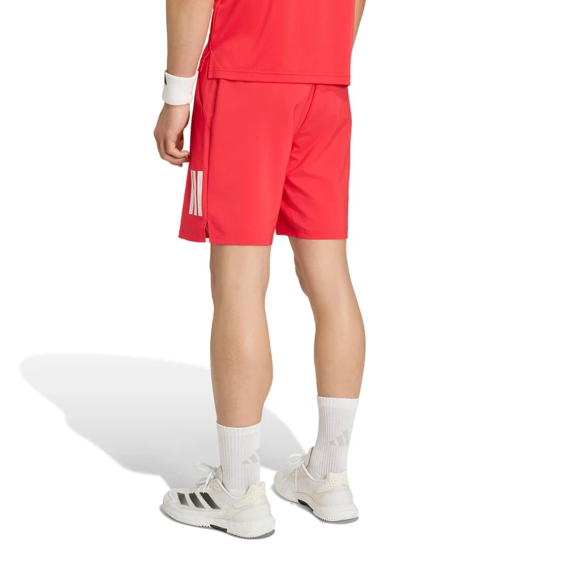 Club 3Stripes 7Inch Shorts Herren - rot, weiß
