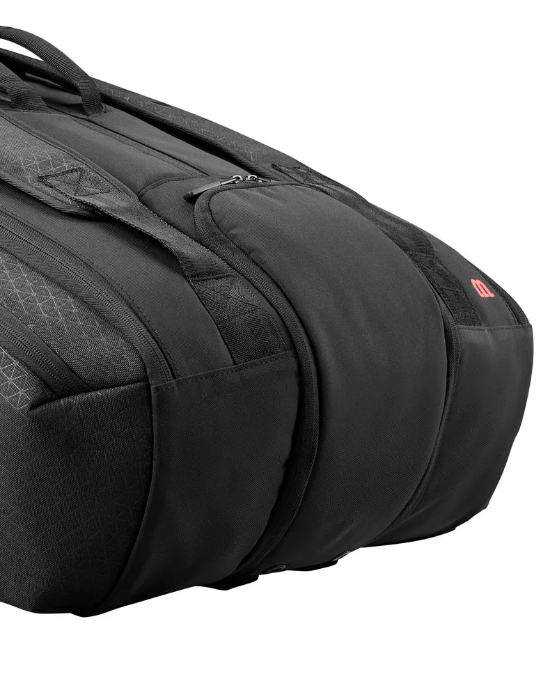 Wilson Clash V3 15 Racket Bag Black Infrared