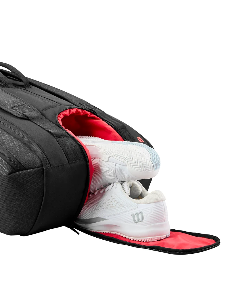 Wilson Clash V3 15 Racket Bag Black Infrared
