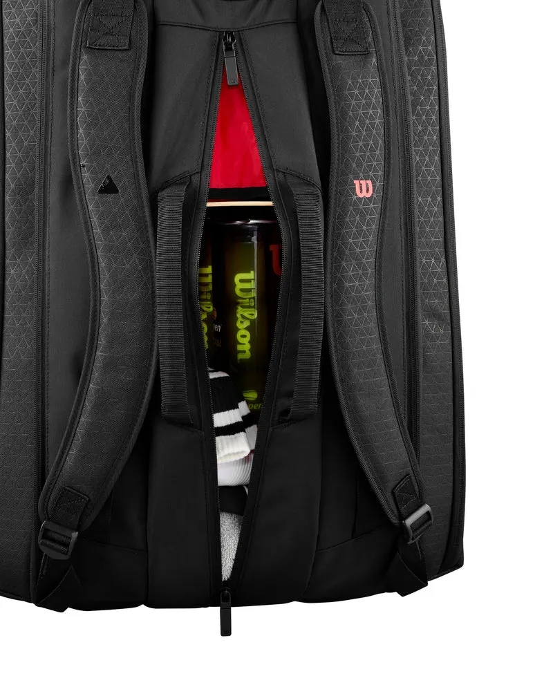 Wilson Clash V3 15 Racket Bag Black Infrared