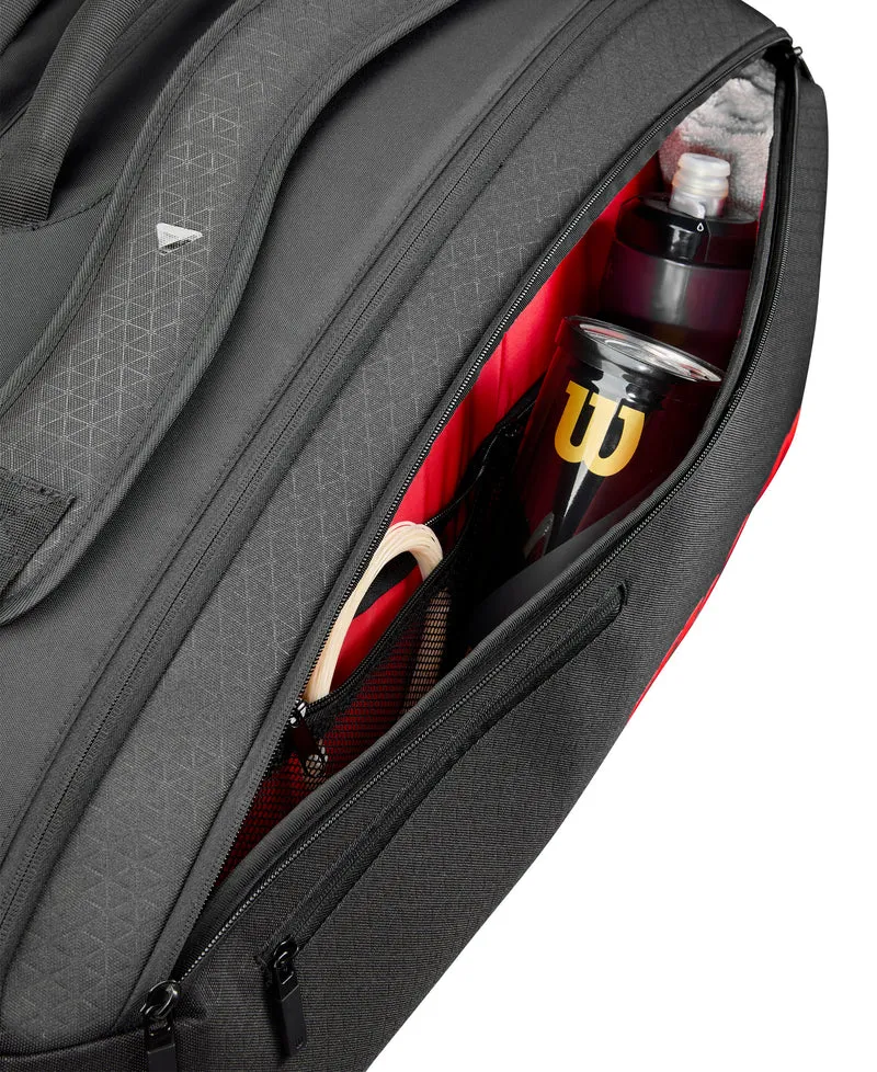 Wilson Clash V3 15 Racket Bag Black Infrared