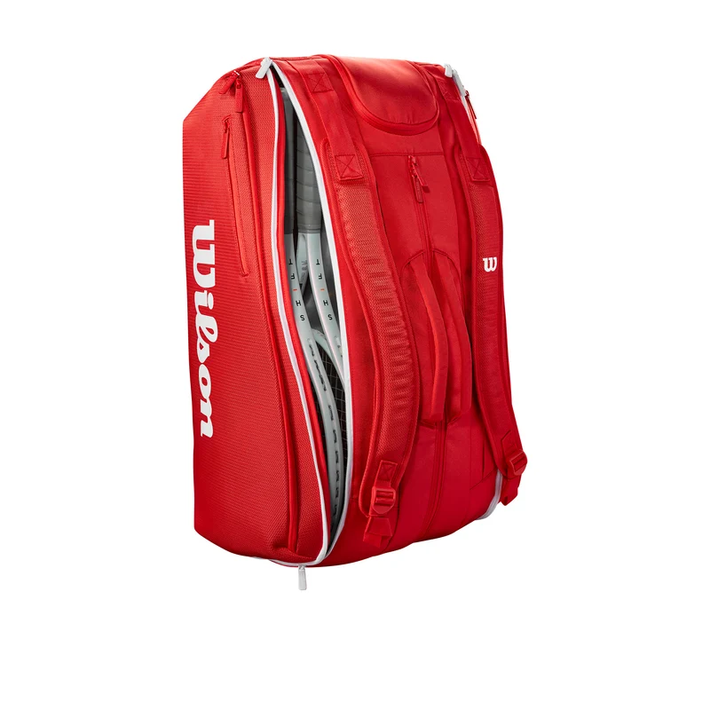 Wilson Super Tour 15 Racket Bag 2025 Red