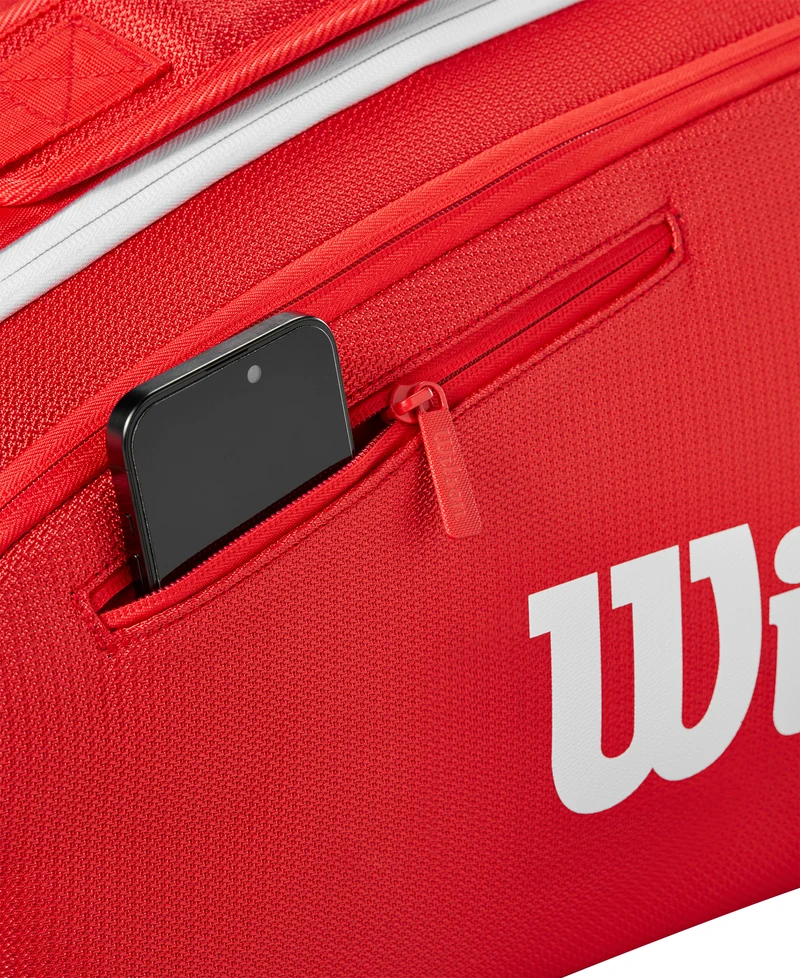 Wilson Super Tour 15 Racket Bag 2025 Red
