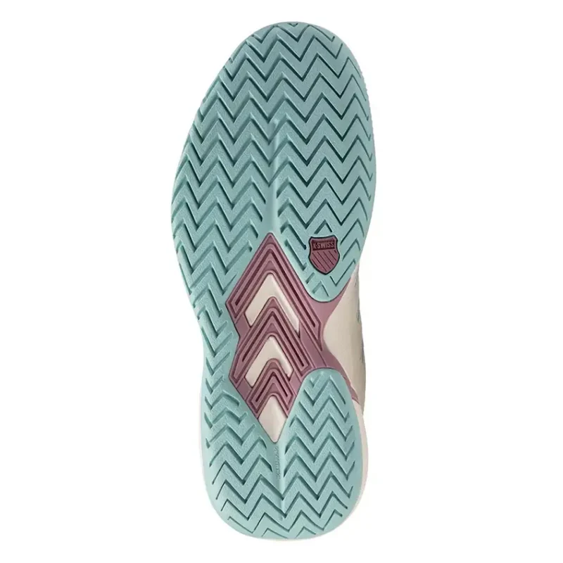 K-Swiss Women's Ultra Court Padel Shoes White Lilac Turquoise