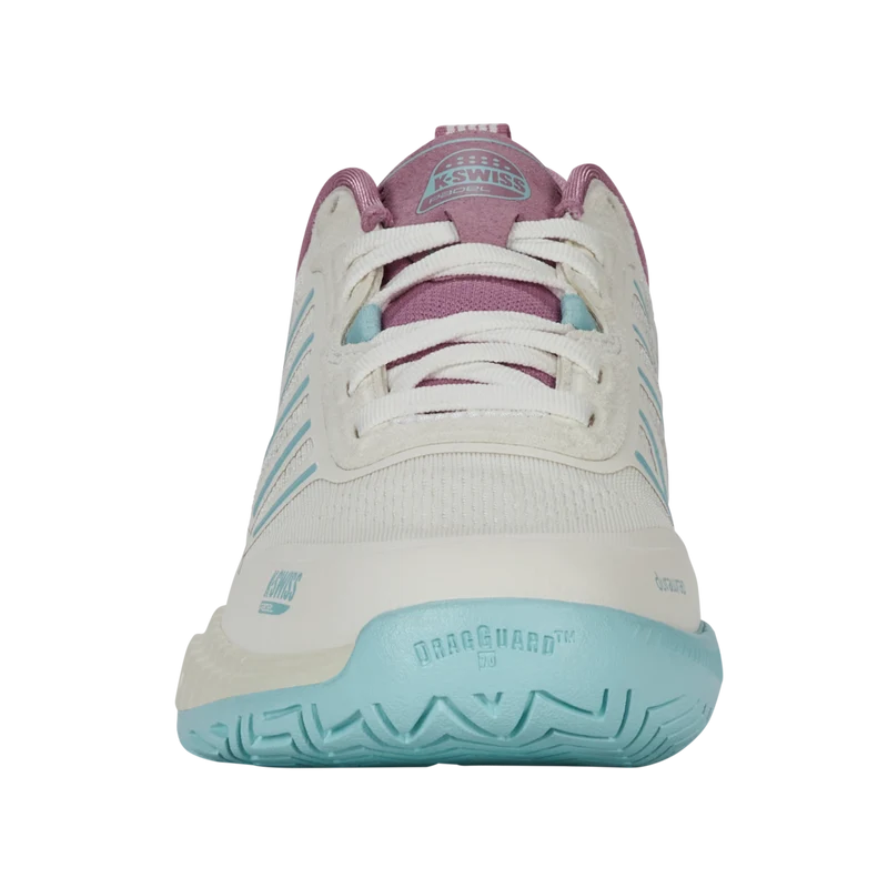 K-Swiss Women's Ultra Court Padel Shoes White Lilac Turquoise