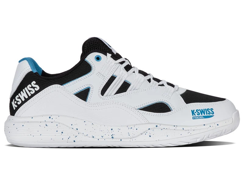 K-Swiss Men's Tura Team Padel Shoes White Black Blue