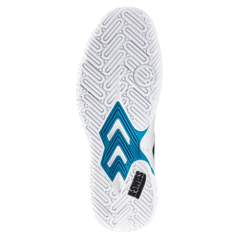K-Swiss Men's Tura Team Padel Shoes White Black Blue