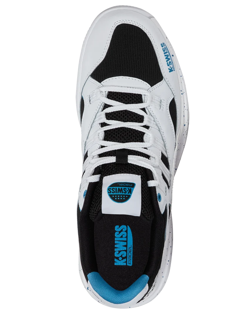 K-Swiss Men's Tura Team Padel Shoes White Black Blue