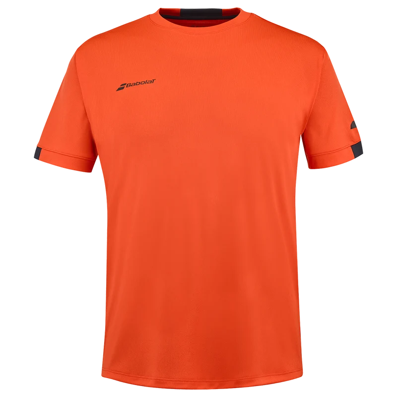 Babolat Mens Play Crew Neck Tee Fiesta Red
