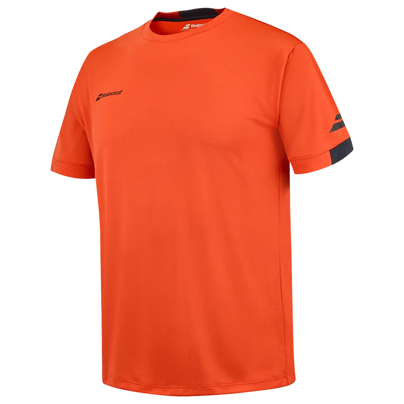 Babolat Mens Play Crew Neck Tee Fiesta Red