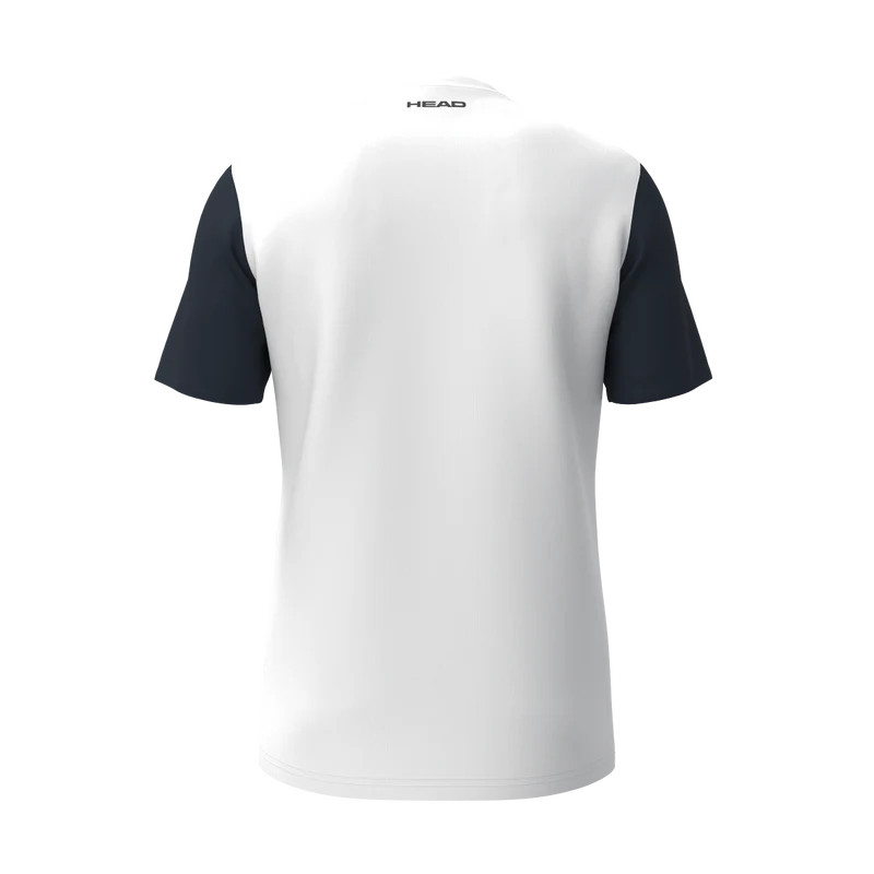 HEAD Men's Club 25 Tech T-Shirt White Navy
