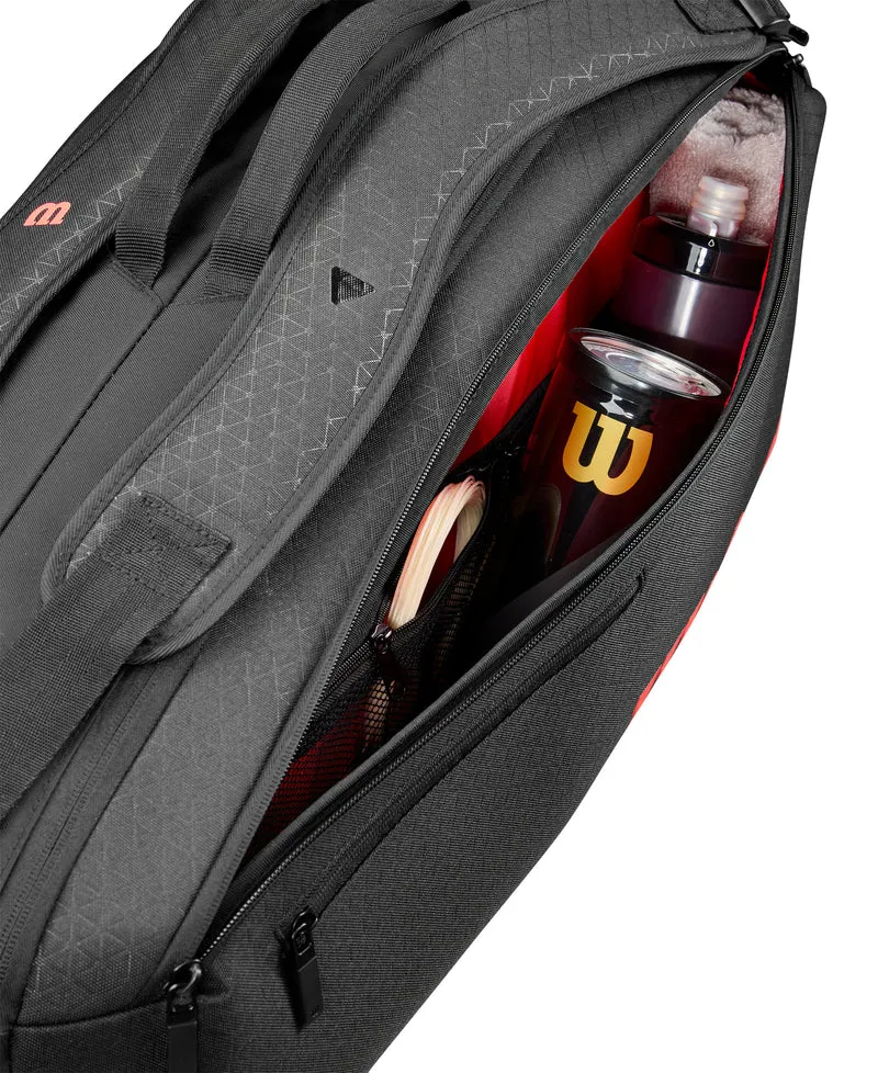 Wilson Clash V3 6 Racket Bag Black