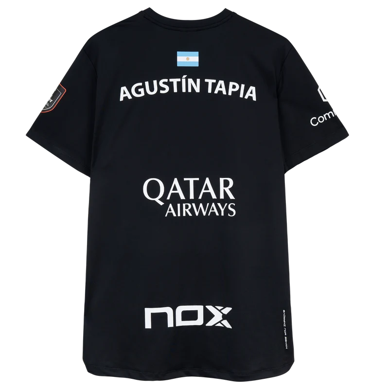 Nox Men's Agustin Tapia AT10 Sponsor T-Shirt Black