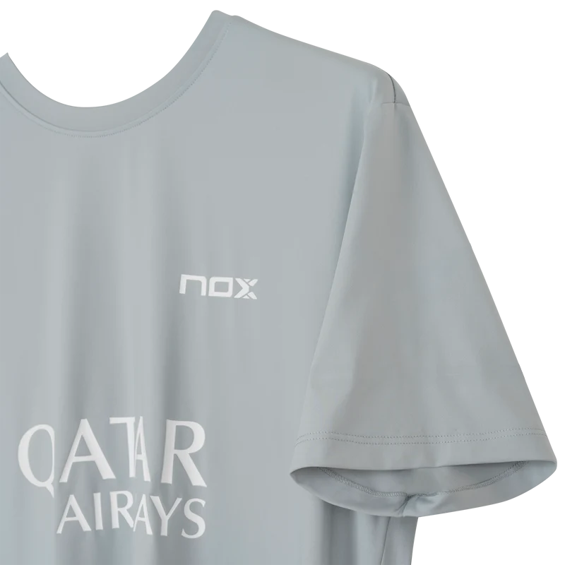 Nox Men's Agustin Tapia AT10 Sponsor T-Shirt Grey