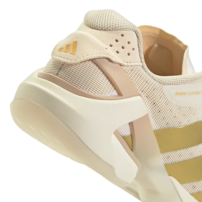 Adidas Women's Adizero Counterblast Indoor Court Shoes Gold