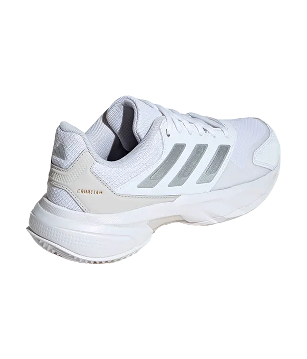 Zapatillas Adidas CourtJam Control 3 CL Mujer Blanco/Gris