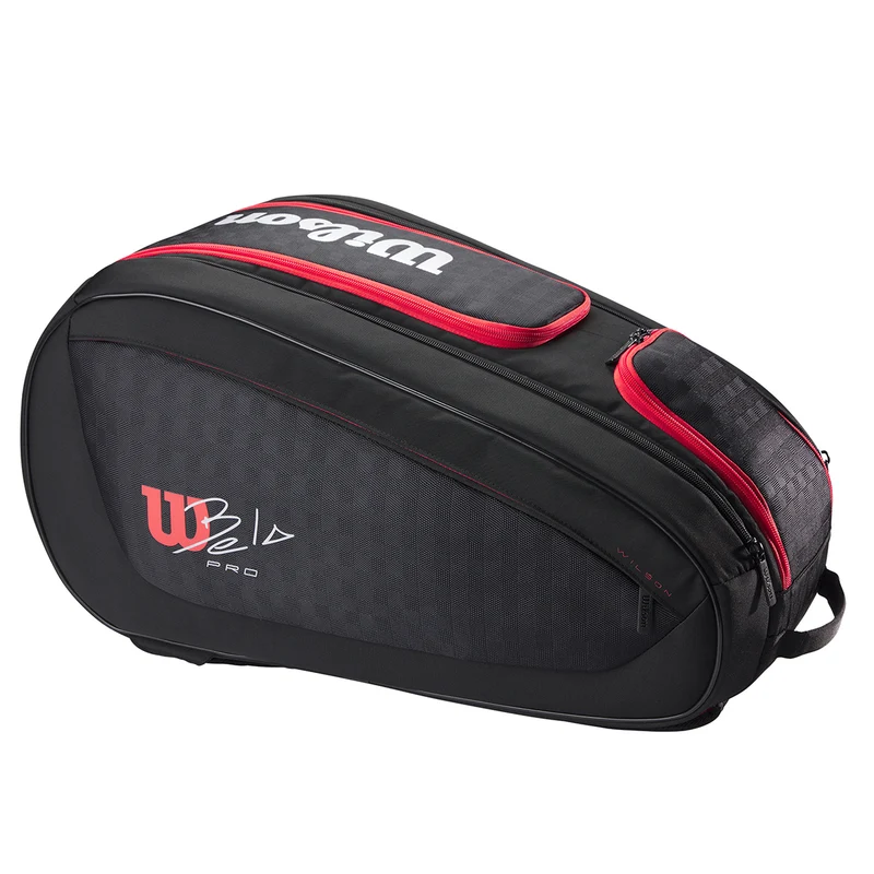 Wilson Bela V3 Padel Racket Bag Black Red