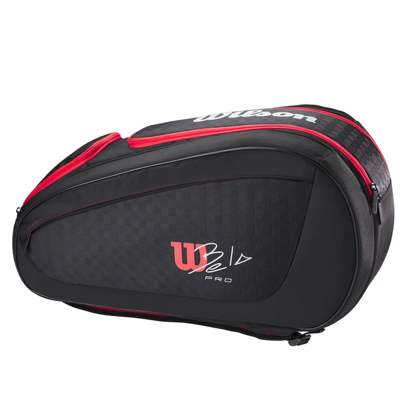 Wilson Bela V3 Padel Racket Bag Black Red