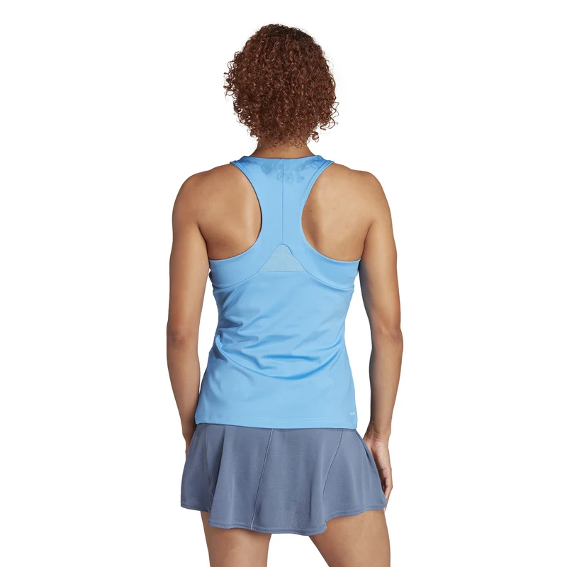 Y- Tank-Top Damen-Hellblau,Weiß