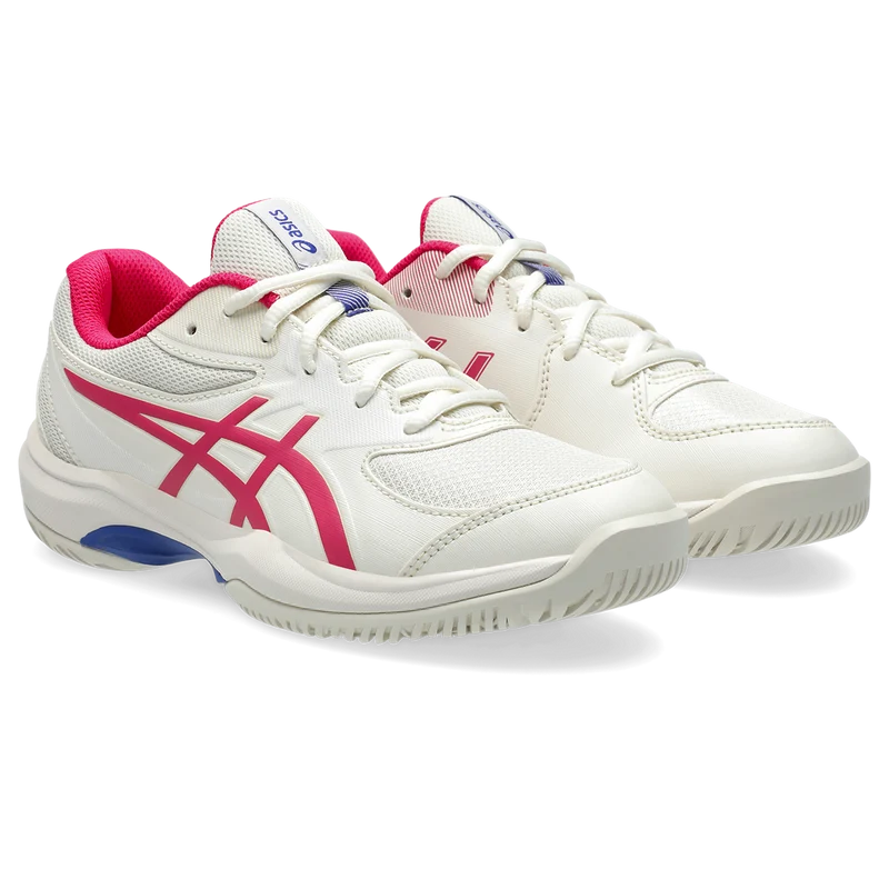 Asics Junior Gel Game GS Tennis Shoes AW25 Cream Bright Rose