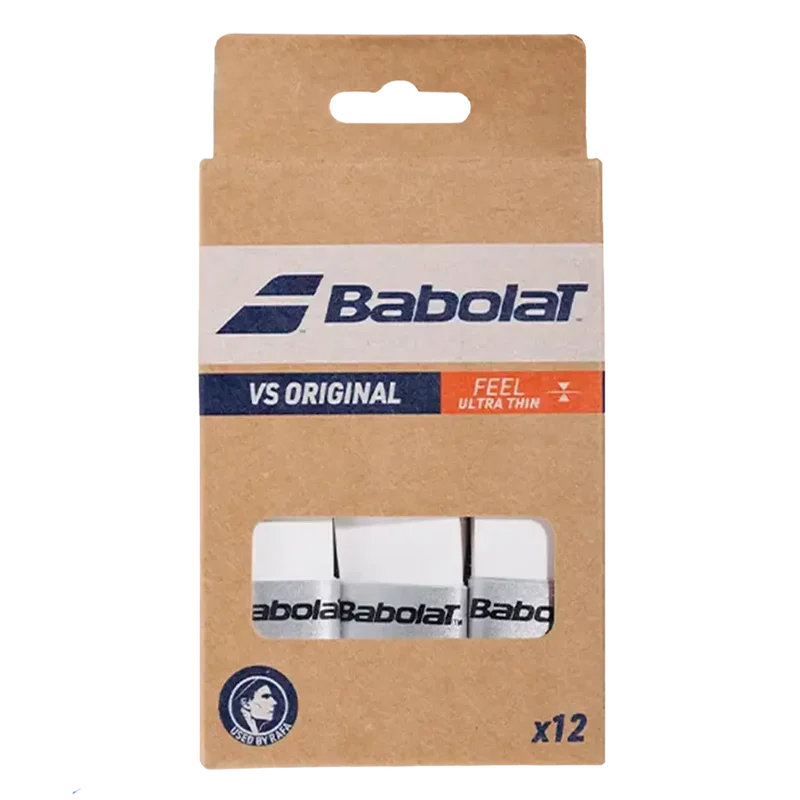 Overgrips Babolat VS Original Liso Blanco (Pack x12)