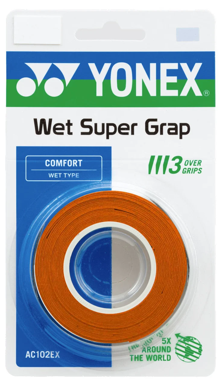 Yonex AC102EX Super Grap Overgrips - 3 Pack