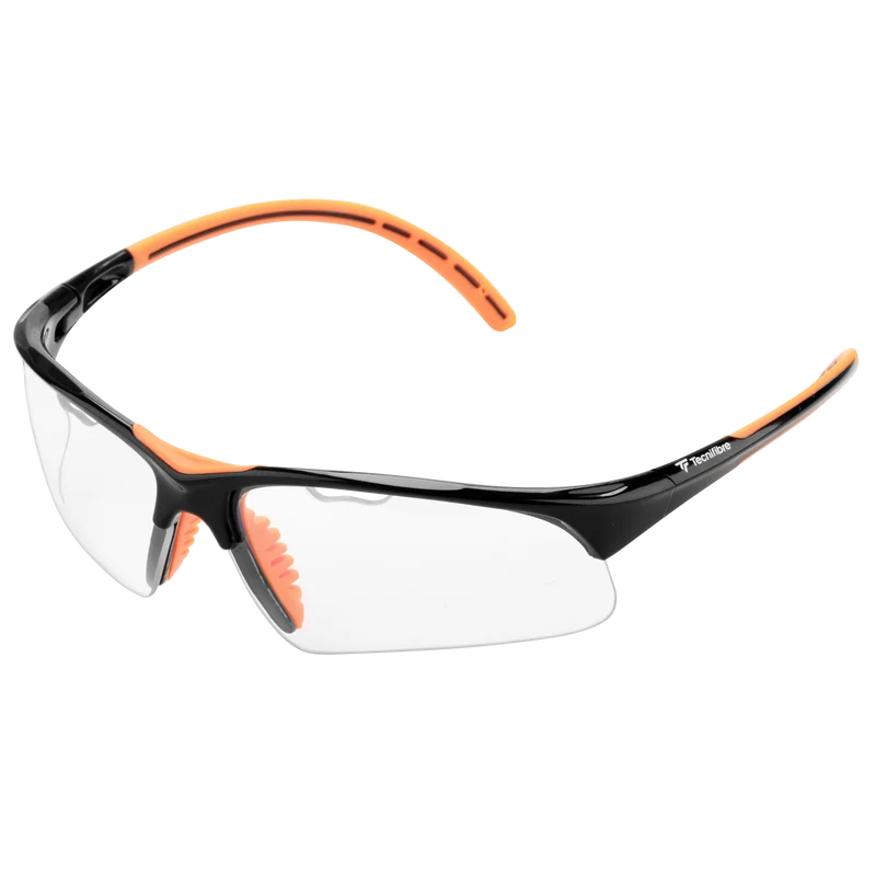 Tecnifibre Eye Protection Glasses Black Orange