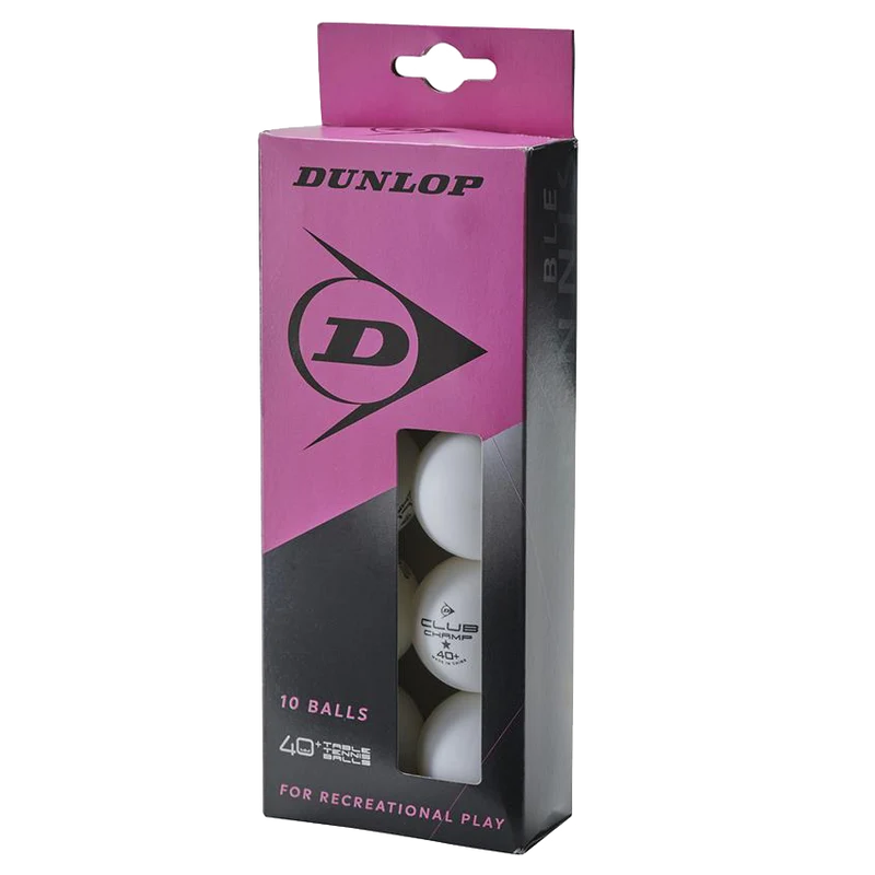 Dunlop 40+ 10 Table Tennis Balls