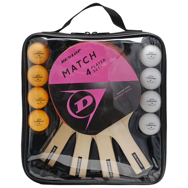 Dunlop Match 4 Player Table Tennis Set