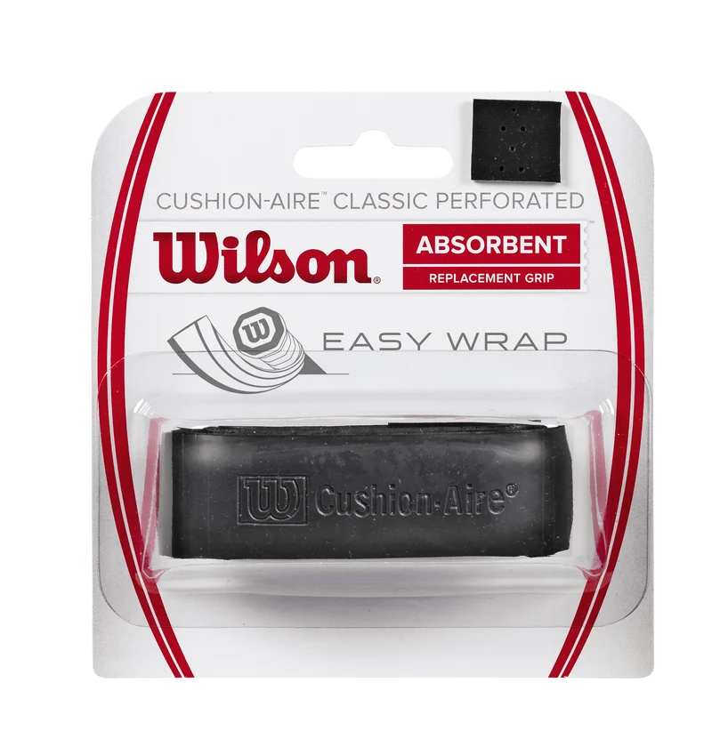Wilson Cushion Aire Classic Perforated Replacement Grip Black