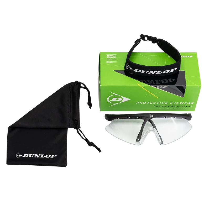 Dunlop Junior Players Protective Eyewear - Black