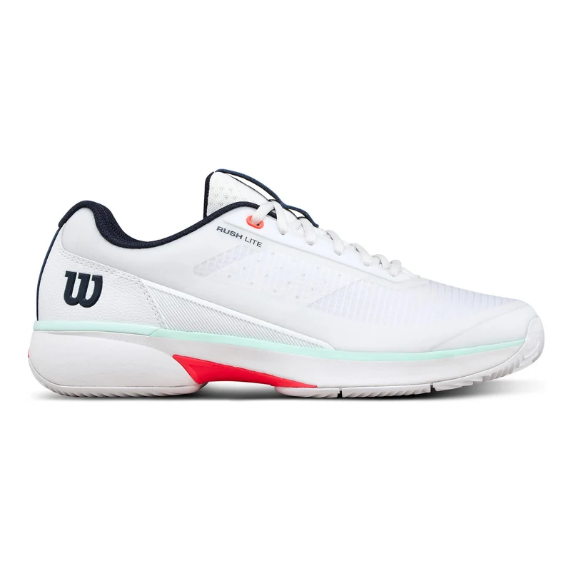 Rush Lite 5 Sandplatzschuh Herren-weiß, türkis
