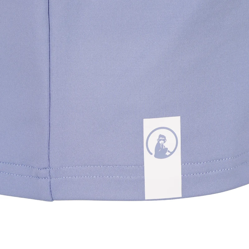Glow Big Serve 1/4 Zip Longsleeve Herren - blau, creme