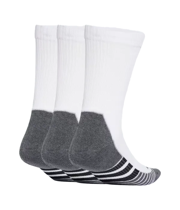 Calcetines Adidas Largos Crew Sock Blanco/Negro 2025