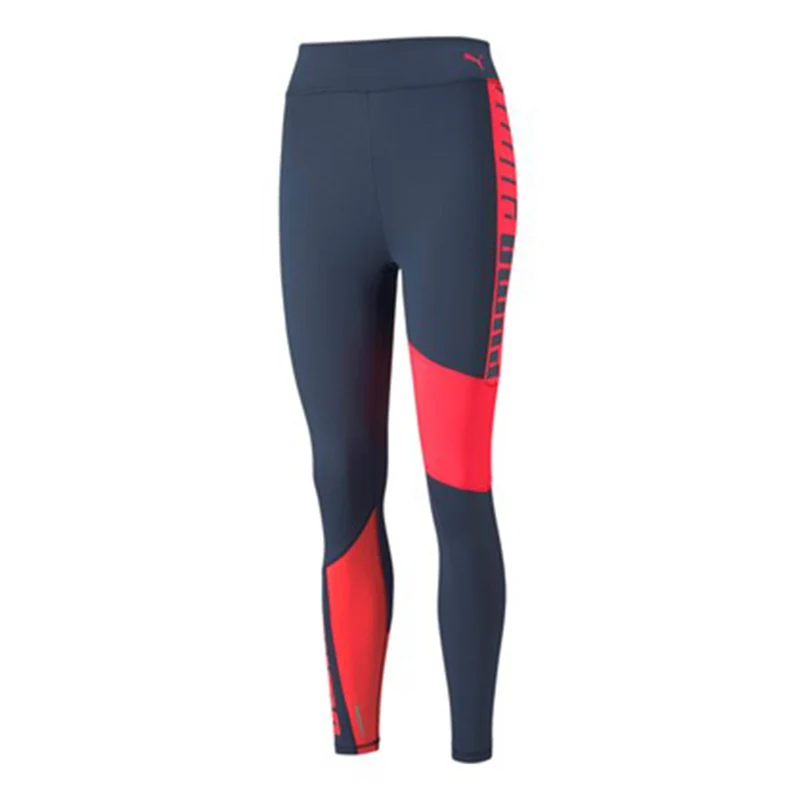 Favorite Logo High Waist Tight Damen - dunkelblau, koralle