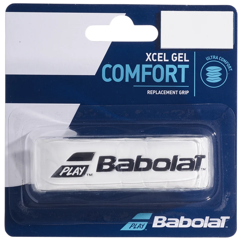 Babolat Xcel Gel Comfort Replacement Tennis Grip - White