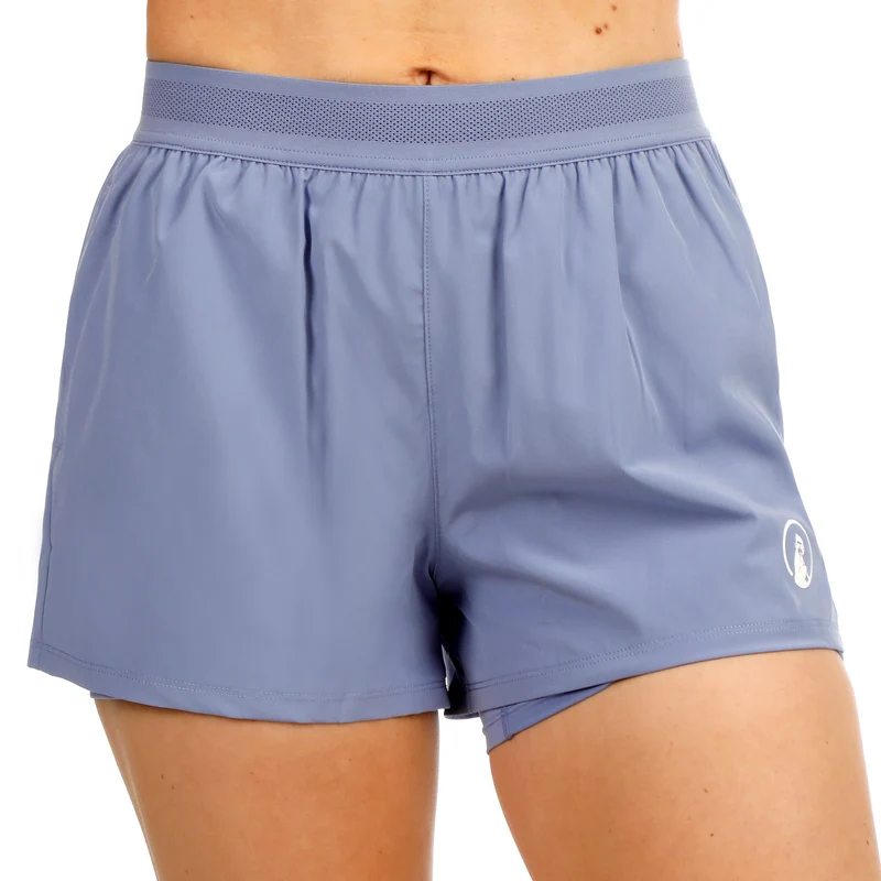 Glow Rematch 2In1 Shorts Damen - blau