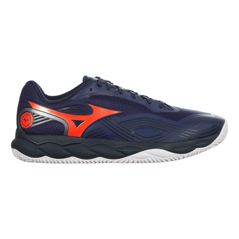 Wave Enforce Court 2 Sandplatzschuh Herren - dunkelblau, orange